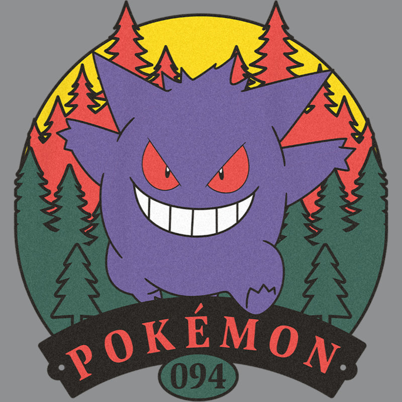 Men's Pokemon Icon Gengar 094 Baseball Tee