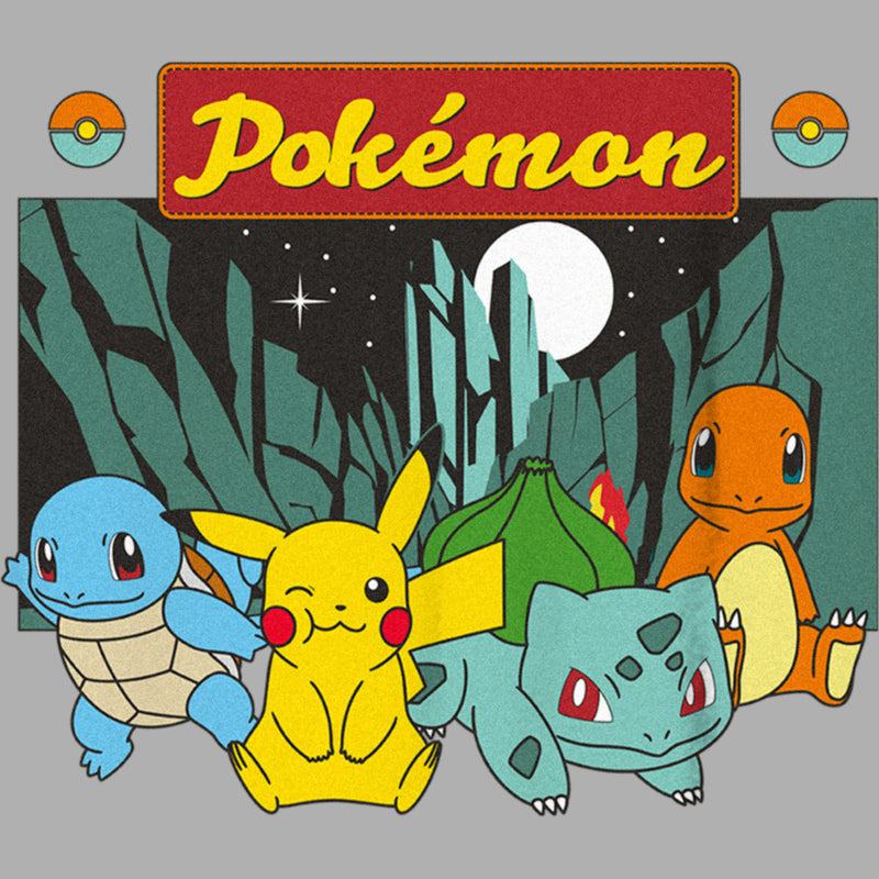 Boy's Pokemon Starters Portrait T-Shirt