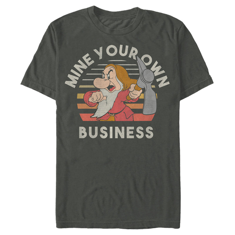 Men's Snow White and the Seven Dwarfs Grumpy Mine Your Own Business T-Shirt