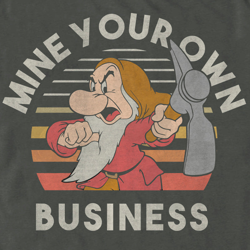 Men's Snow White and the Seven Dwarfs Grumpy Mine Your Own Business T-Shirt