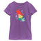 Girl's The Little Mermaid Ariel Flounder Hug T-Shirt