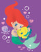 Girl's The Little Mermaid Ariel Flounder Hug T-Shirt