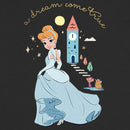 Infant's Cinderella Dream Come True Quote Onesie