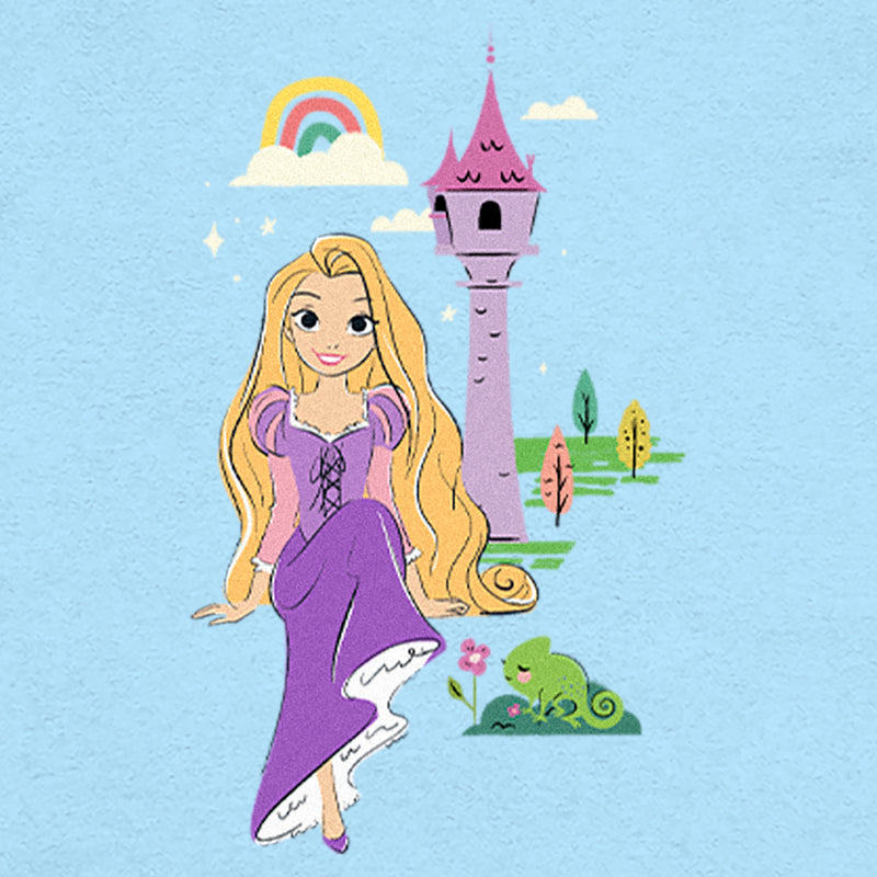 Infant's Tangled Rapunzel and Pascal Tower Onesie
