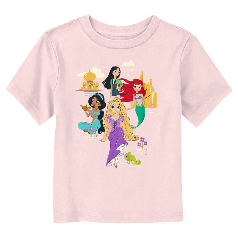 Toddler's Disney Cartoon Princesses T-Shirt