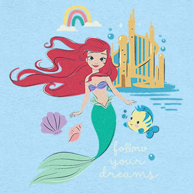 Infant's The Little Mermaid Ariel Follow Your Dreams Onesie