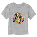 Toddler's Disney Princess Princesses Floral Circle T-Shirt