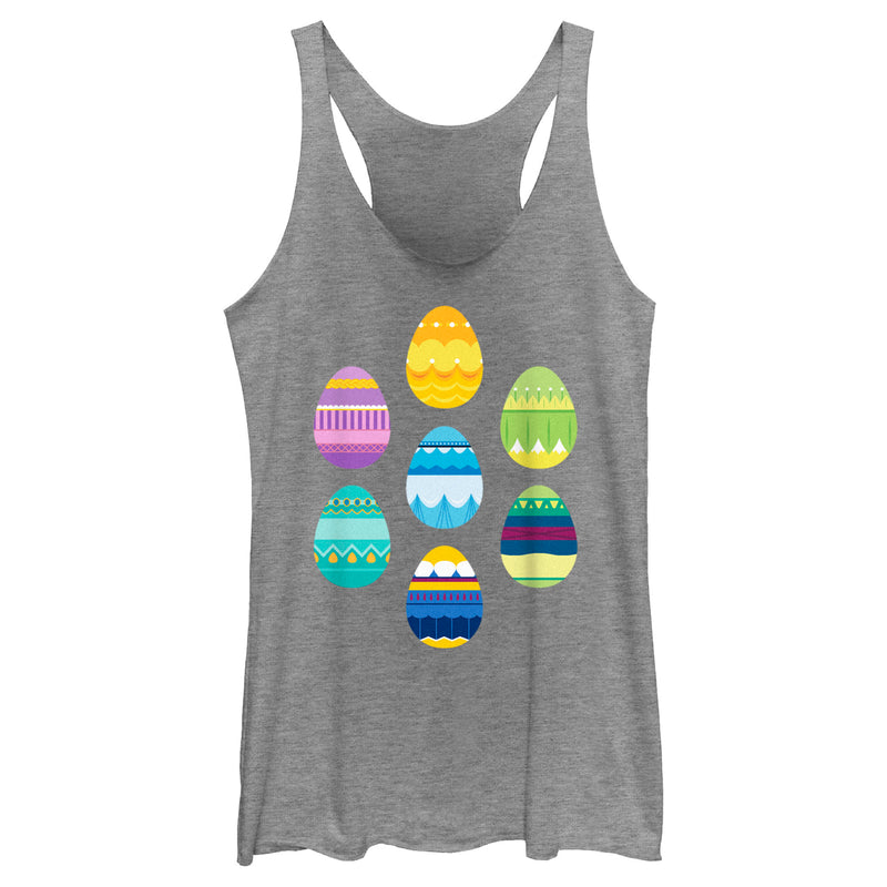 Women's Disney Princess Easter Eggs Racerback Tank Top