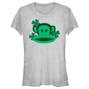 Junior's Paul Frank St. Patrick's Day Julius Face T-Shirt