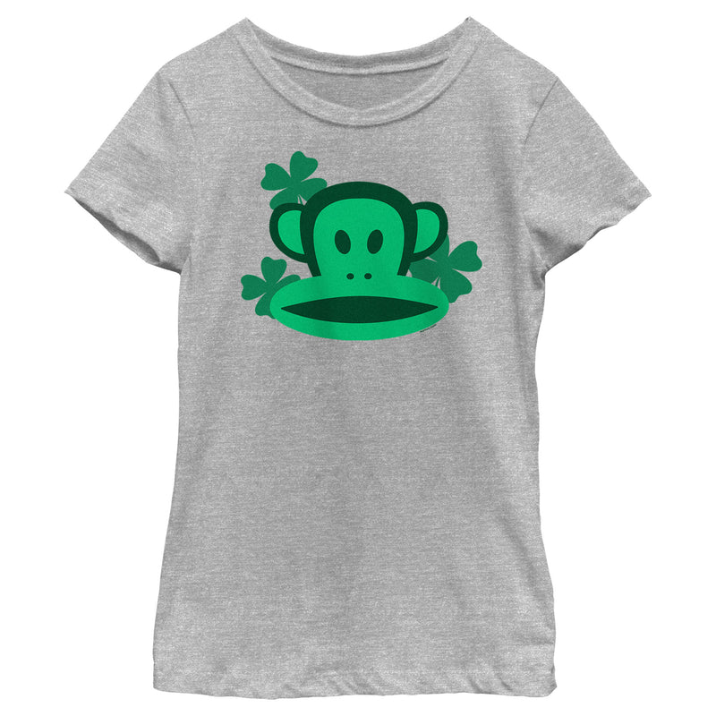 Girl's Paul Frank St. Patrick's Day Julius Face T-Shirt