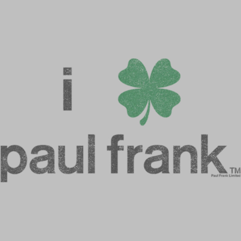 Junior's Paul Frank St. Patrick's Day Four-Leaf Logo T-Shirt