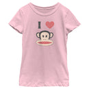 Girl's Paul Frank Distressed I Heart Julius T-Shirt