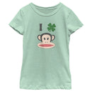 Girl's Paul Frank St. Patrick's Day Four-Leaf Clover Julius T-Shirt