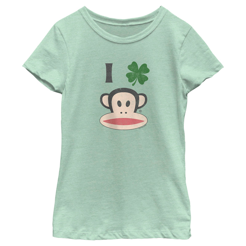 Girl's Paul Frank St. Patrick's Day Four-Leaf Clover Julius T-Shirt