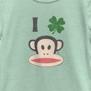 Girl's Paul Frank St. Patrick's Day Four-Leaf Clover Julius T-Shirt