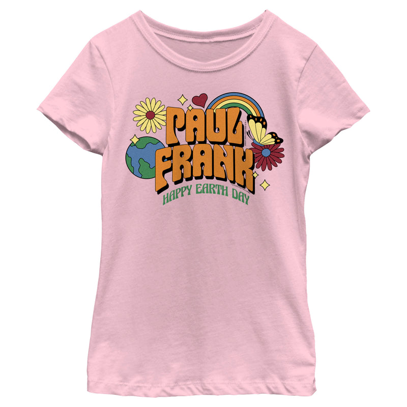 Girl's Paul Frank Vintage Happy Earth Day T-Shirt