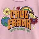 Girl's Paul Frank Vintage Happy Earth Day T-Shirt