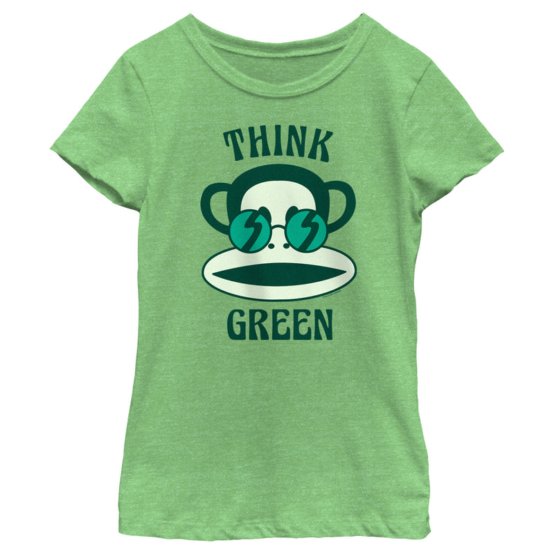 Girl's Paul Frank Think Green Julius the Monkey T-Shirt