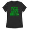 Women's Encanto We Don't Talk About Bruno Green Text T-Shirt