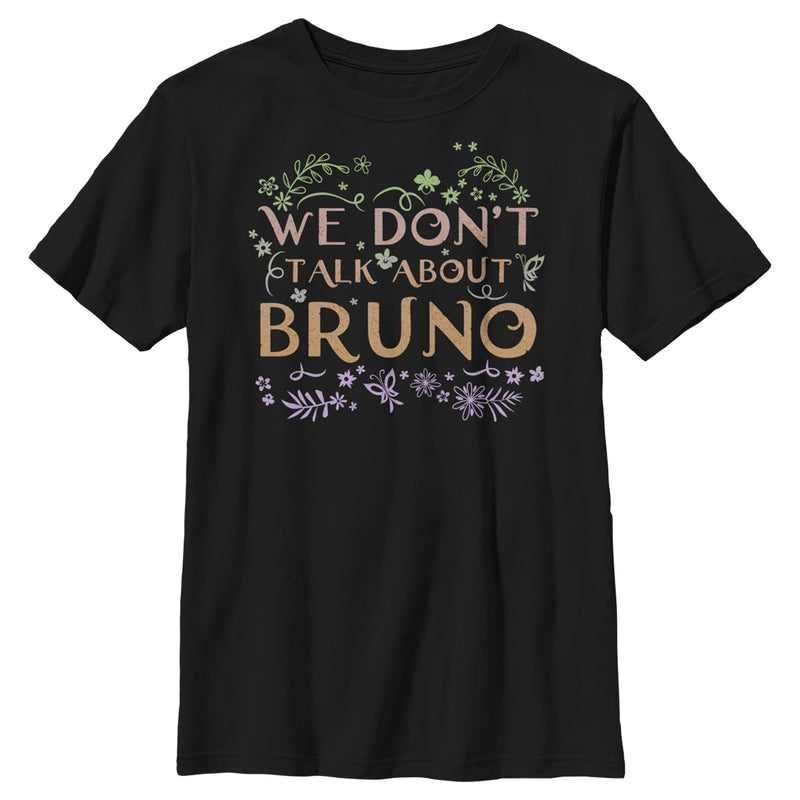 Boy's Encanto We Don't Talk About Bruno Tropical Leaves T-Shirt