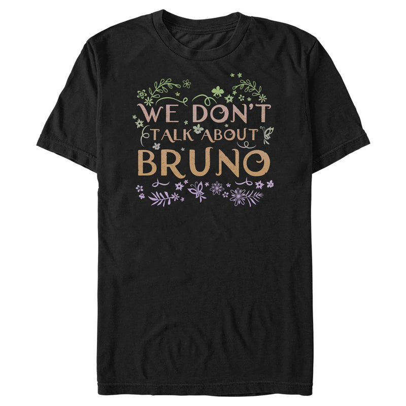 Men's Encanto We Don't Talk About Bruno Tropical Leaves T-Shirt