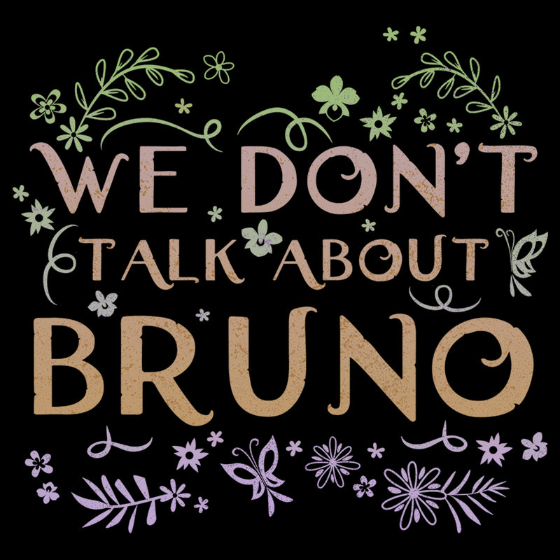 Men's Encanto We Don't Talk About Bruno Tropical Leaves T-Shirt