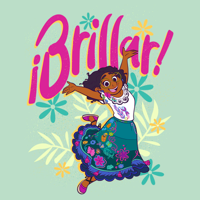 Girl's Encanto Mirabel Brillar Happy Dance T-Shirt
