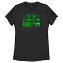 Women's Encanto No Se Habla De Bruno Green Text T-Shirt