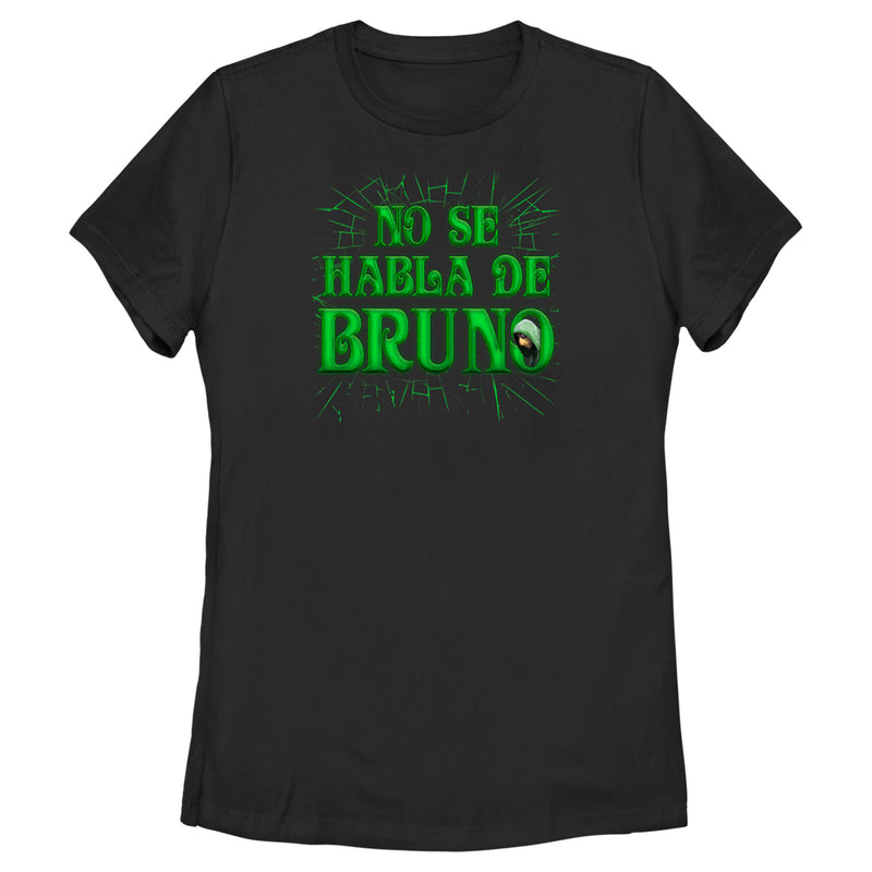 Women's Encanto No Se Habla De Bruno Green Text T-Shirt