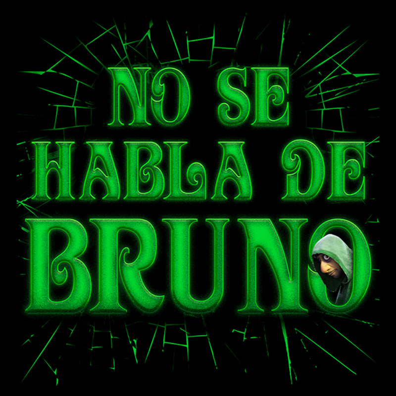 Junior's Encanto No Se Habla De Bruno Green Text T-Shirt