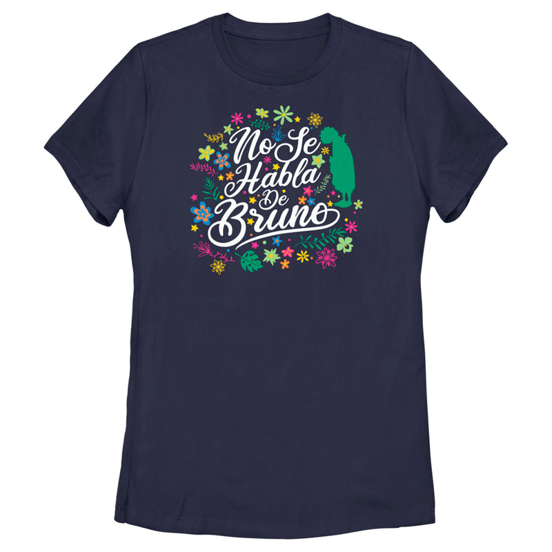 Women's Encanto No Se Habla De Bruno Tropical Leaves T-Shirt