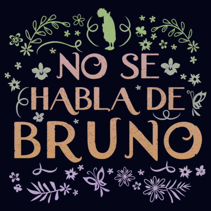 Girl's Encanto No Se Habla De Bruno Tropical Floral Leaves T-Shirt