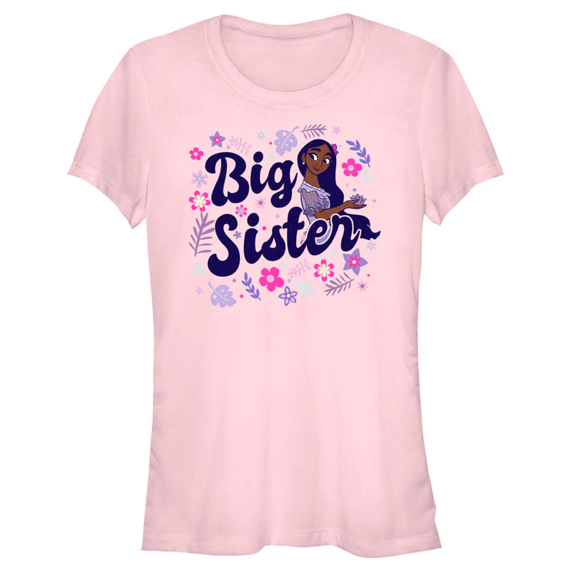 Junior's Encanto Isabela Big Sister with Flower T-Shirt