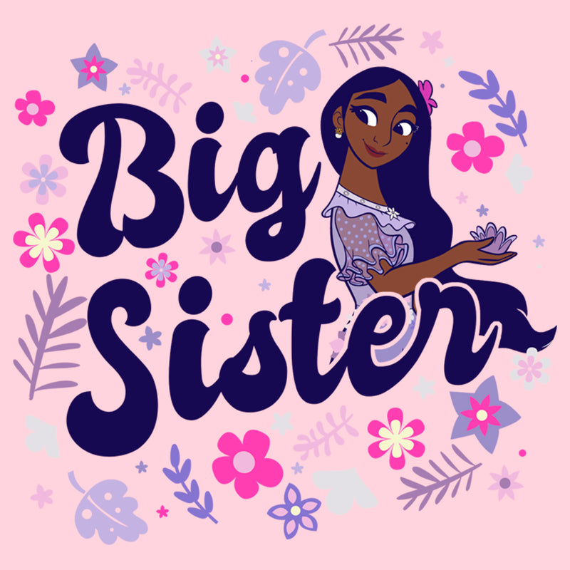 Junior's Encanto Isabela Big Sister with Flower T-Shirt