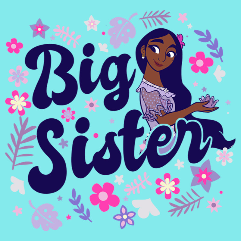 Junior's Encanto Isabela Big Sister with Flower Racerback Tank Top