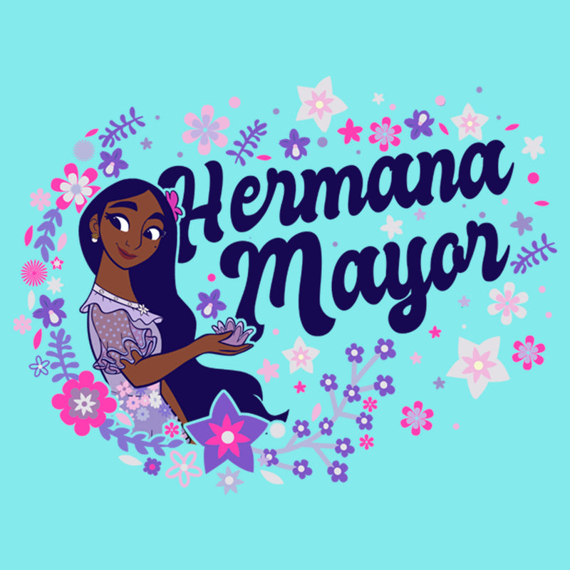 Junior's Encanto Isabela Hermana Mayor with Flower Racerback Tank Top