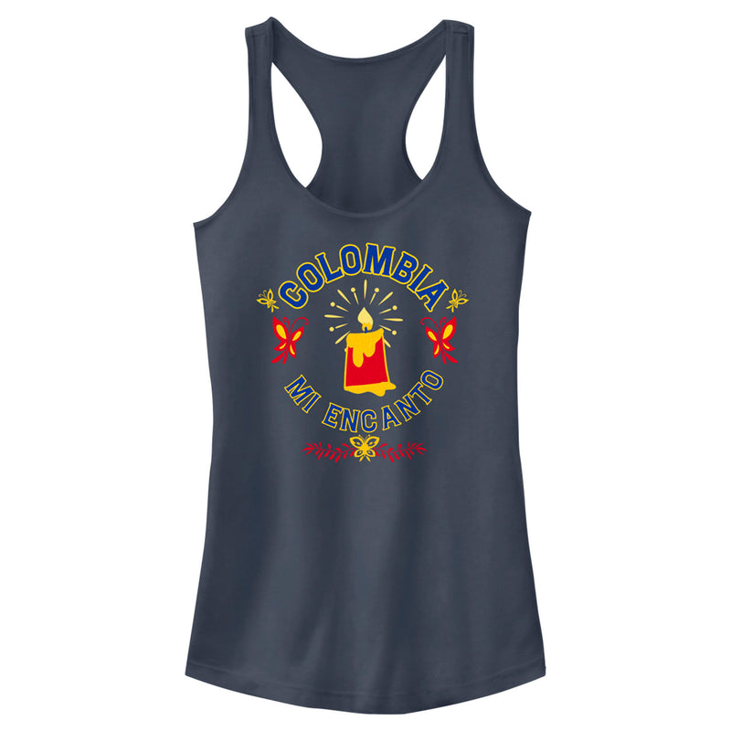 Junior's Encanto Colombia Mi Encanto Candle Racerback Tank Top