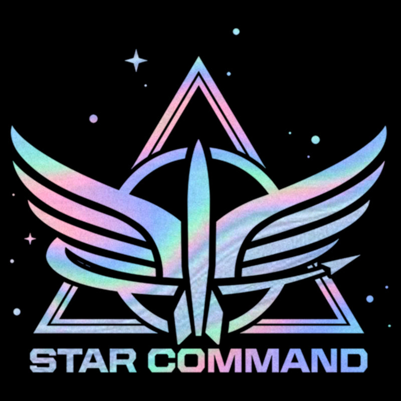 Women's Lightyear Holographic Star Command Logo T-Shirt