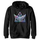 Boy's Lightyear Holographic Star Command Logo Pull Over Hoodie
