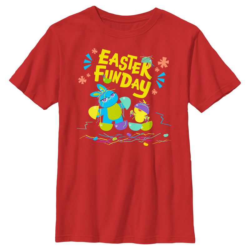 Boy's Toy Story 4 Ducky and Bunny Easter Funday T-Shirt