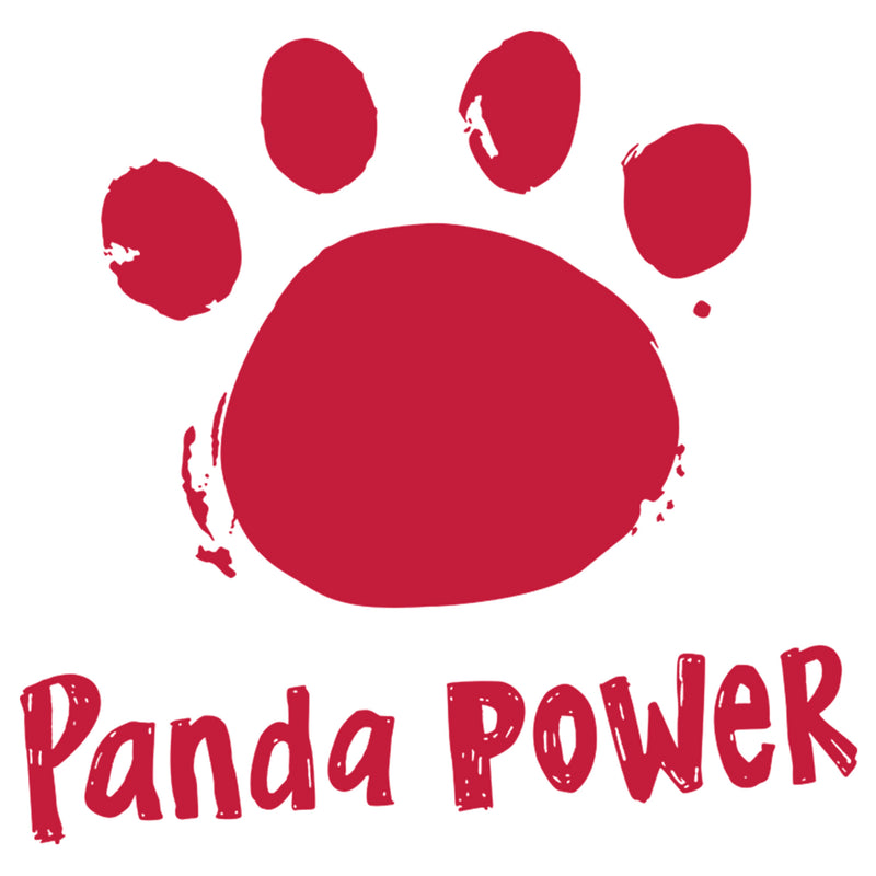 Men's Turning Red Panda Power Paw Print T-Shirt