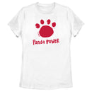 Women's Turning Red Panda Power Paw Print T-Shirt