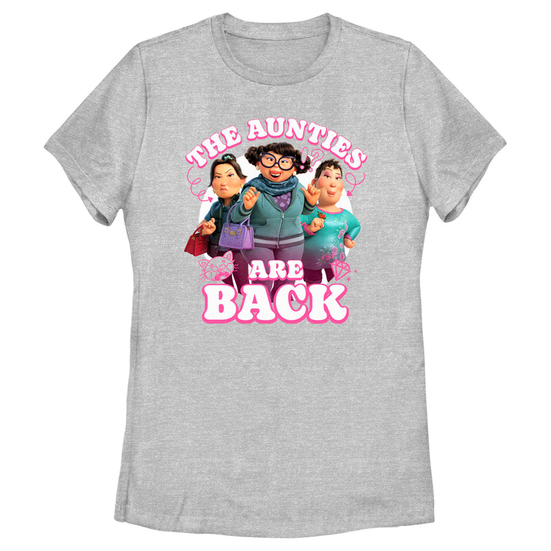 Women's Turning Red The Aunties are Back T-Shirt