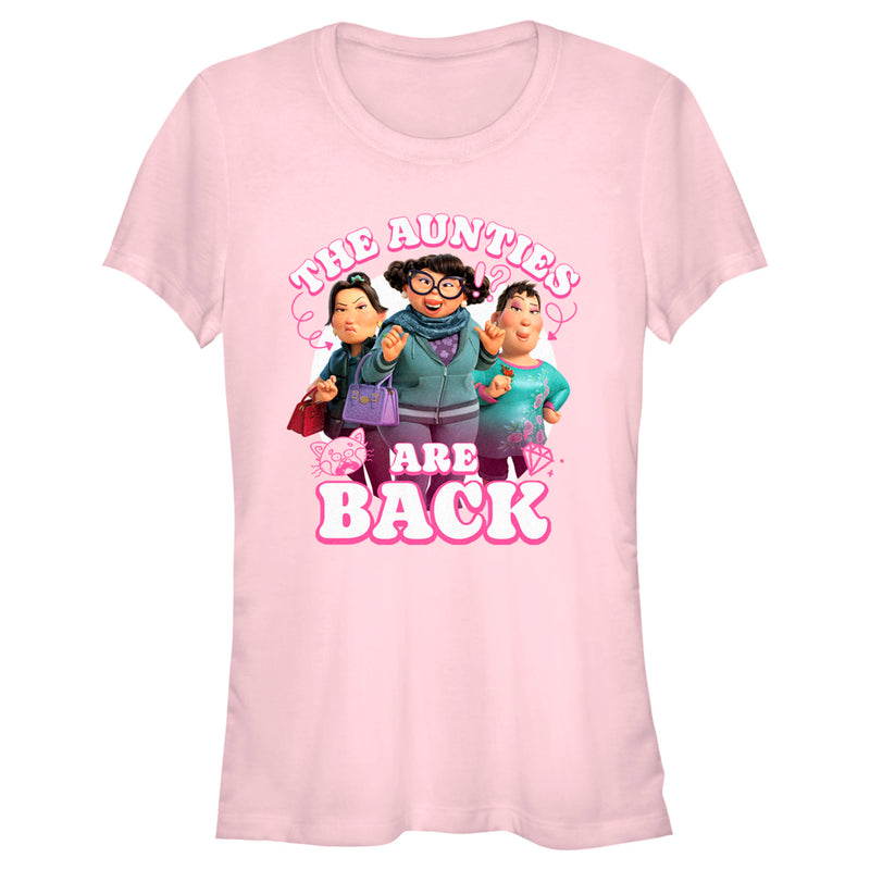 Junior's Turning Red The Aunties are Back T-Shirt