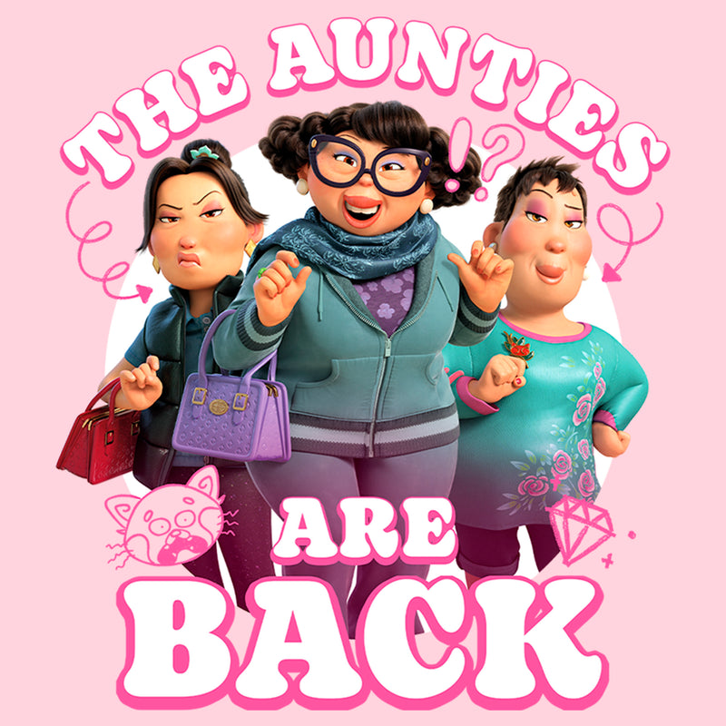 Junior's Turning Red The Aunties are Back T-Shirt