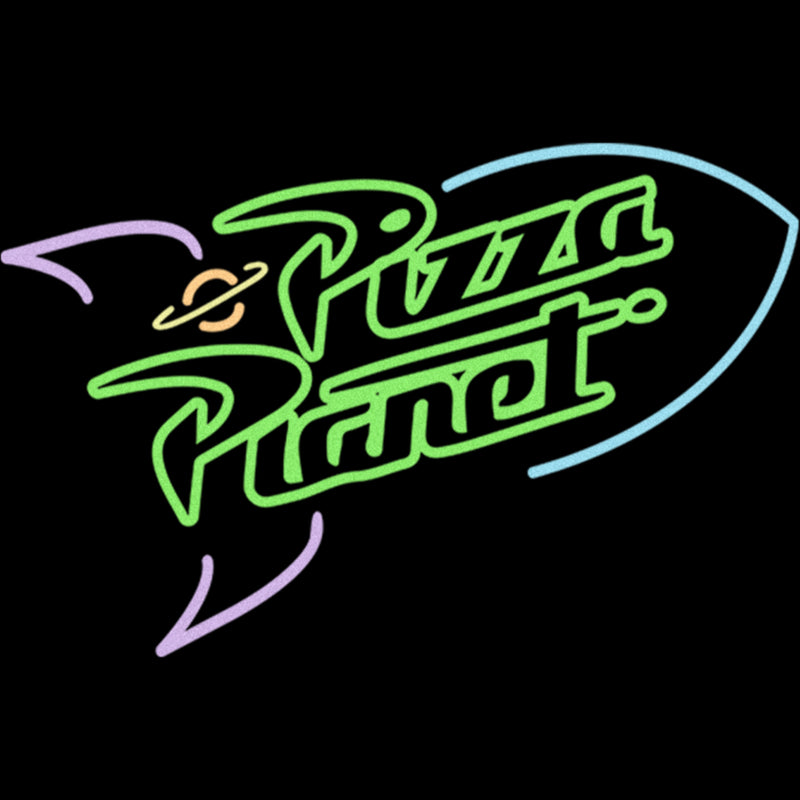 Toddler's Toy Story Pizza Planet Neon Sign T-Shirt