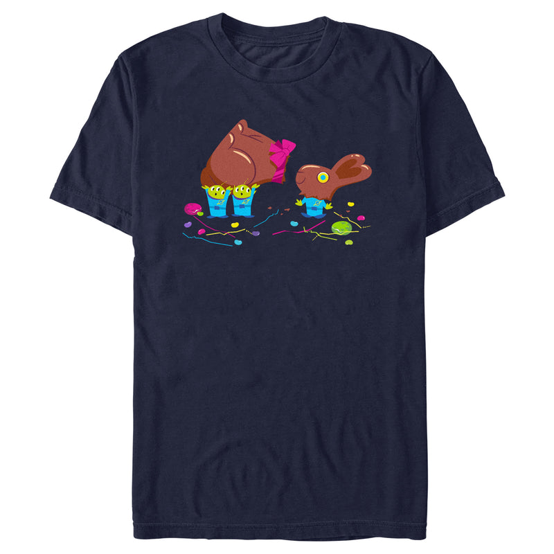 Men's Toy Story Aliens Chocolate Easter Bunny T-Shirt