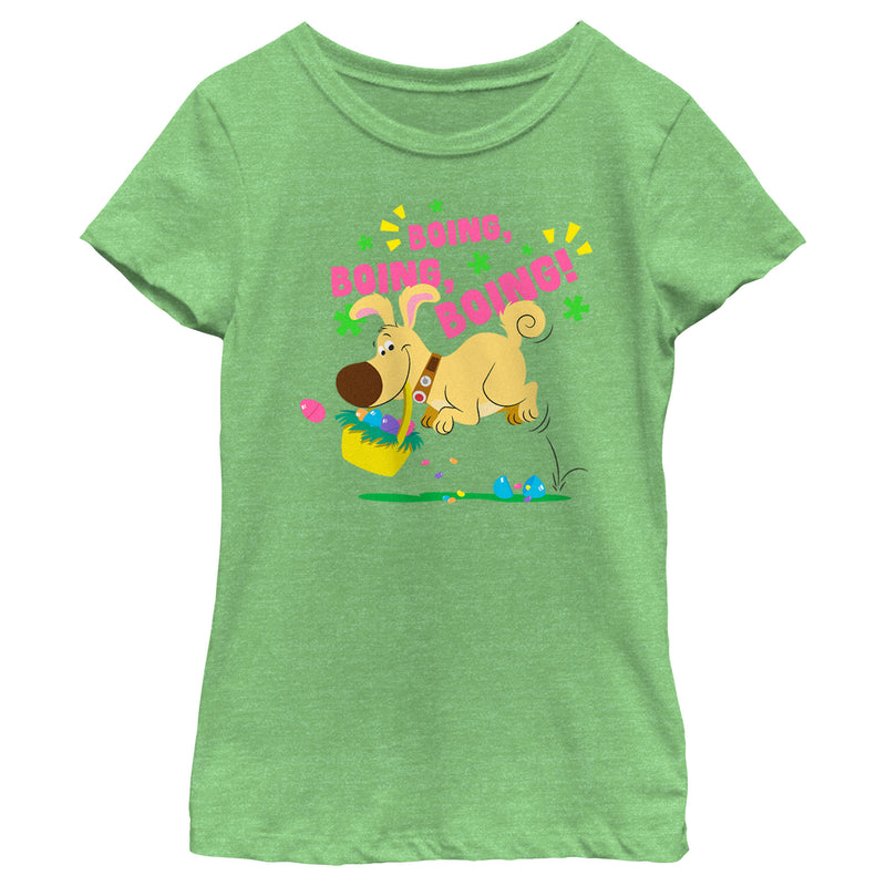 Girl's Up Easter Dug Boing Boing Boing T-Shirt