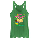 Women's Up Easter Dug Boing Boing Boing Racerback Tank Top