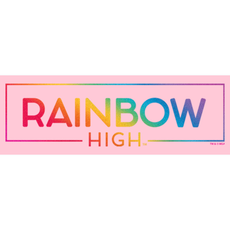 Girl's Rainbow High Colorful Classic Logo T-Shirt